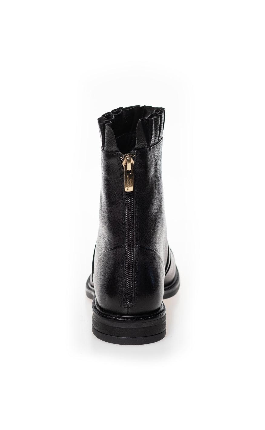 Copenhagen Shoes Støvle - Margaret - Black W/Patent Toe